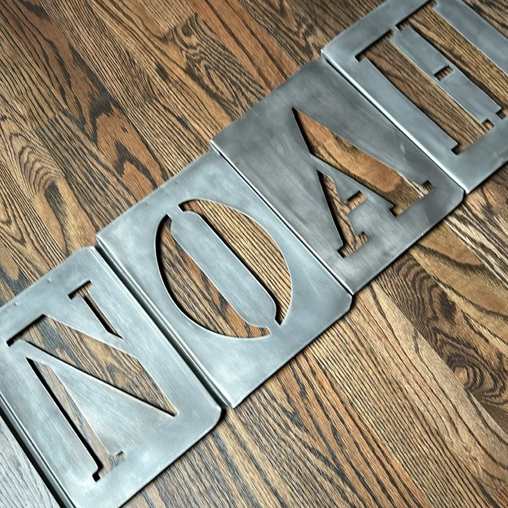 RH baby & child stencil letters